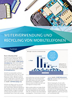 Weiterverwendung und Recycling von Mobiltelefonen