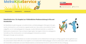 MekoKitaService: Ein Angebot zur frühkindlichen Medienerziehung in Kita und Grundschule