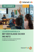 Lehrerhandbuch: Mit der Klasse sicher ins Netz!