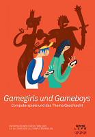 Junge und Mädchen am Handy; Titelbild der Broschüre zu Computerspielen und dem Thema Geschlecht