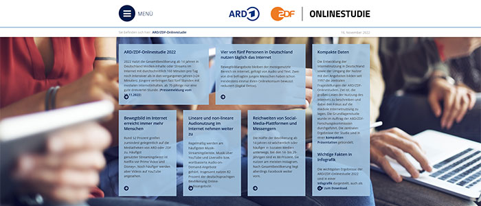 ARD/ZDF-Onlinestudie 2022