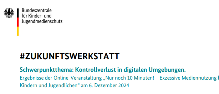 #Zukunftswerkstatt Schwerpunktthema: Kontrollverlust in digitalen Umgebungen