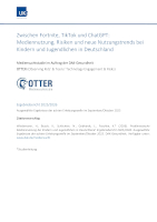 Zwischen Fortnite, TikTok und ChatGPT: Mediennutzung, Risiken und neue Nutzungstrends bei Kindern und Jugendlichen in Deutschland