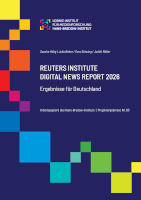 Reuters Institute Digital News Report 2026 – Ergebnisse für Deutschland