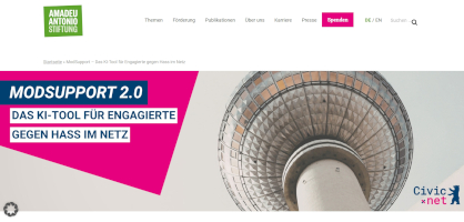 MudSupport 2.0 – Das KI-Tool für Engagierte gegen Hass im Netz