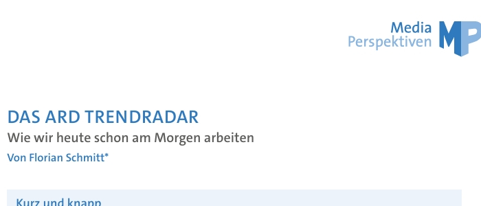 Das ARD Trendradar